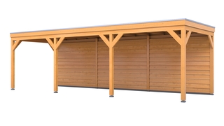 Douglas overkapping, 402 x 1164 cm + wand blank, Verando, Origin